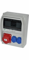 ELS Elektrotechnika Napájecí zdroj PRYMA 9M přímý 16A/5P + 2x230V IP44 E920010520