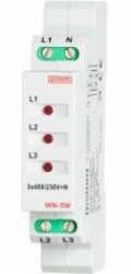 Pollin Modulární LED lampa 3fázová 3x400V AC TH35 (WN-3W)