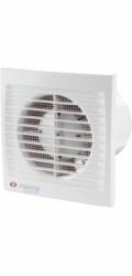 Vents Axiální ventilátor O 100 5,6 W 26 dB časovač + hygrostat bílý (100SILENTA-STHL)