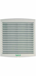 Schneider Ventilátor ClimaSys 230V 38m3/h s mřížkou výstupu vzduchu a filtrem G2 (NSYCVF38M230PF)