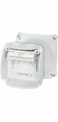 Hensel Rozvodná krabice 130x130x77 5x6mm2 CU IP66 šedá DK 0606 GZ (62000154)