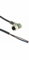 Phoenix Contact Kabel 4P 5m volný konec úhlová zásuvka M12 s LED SAC-4P-5,0-PUR/M12FR-3 (1668302)