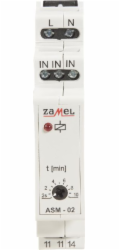 Zamel Schodišťový spínač 16A 230V AC 1Z 2sec-10min IP20 ASM-02 (EXT10000006)