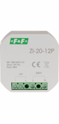 F&F Spínaný zdroj pro krabici 180-264V AC, výstup 12V DC 1,6A 20W ZI-20-12P
