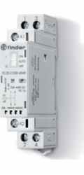 Finder Modulární stykač 2R 25A 24VAC/DC 22.32.0.024.4440, Finder, F22-32-0-024-4440.