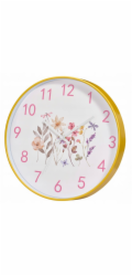 Home Styling Collection Nástěnné hodiny s květinovým motivem, 30 cm