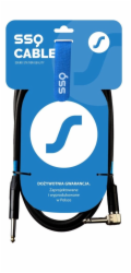 SSQ JMPJMK4 SS-1469 Kabel Jack Mono - Jack Mono (Úhel 90 stupňů) 4 m  Černá