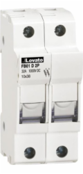 Lovato Electric Pojistková patice DC PV 2P 32A 1000V 10x38mm FB01D2P