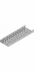 Baks Perforovaný kabelový žlab 600/60, hloubka 0,7 mm, KGL600H60/3 160716 /3m/