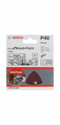 Brusný list Bosch Delta F460 Best for Wood and Paint, balení 5 kusů, zrnitost 40