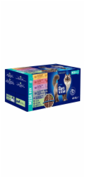 OPTIVITAL Tasty shreds in gravy with chicken, beef, lamb and veal - mokré krmivo pro kočky - 40x85g