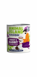 ANIMAL ISLAND Everyday Turkey and rabbit - vlhké krmivo pro psy - 800g