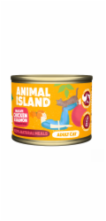 ANIMAL ISLAND Kuře s lososem - vlhké krmivo pro kočky - 200 g