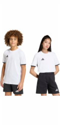 Adidas Dětské tričko Entrada 26 Tee JZ6670 140cm bílé