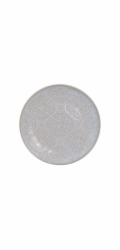DOMOLETTI Dezertní talíř White arabic, O 19 cm, bílý