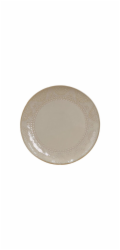 DOMOLETTI Jídelní talíř Béžová arab., O 26,6 cm, smetan