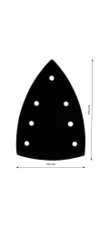 Ochranný talíř brusného kotouče Bosch 100 mm x 150 mm 2 kusy