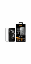 PanzerGlass - Ochrana obrazovky pro mobilní telefon - keramika, ultraširoké provedení s FASTFIT IN-A-BOX - sklo - barva rámu cerná - pro Apple iPhone 17