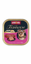 ANIMONDA Vom Feinsten Junior Mini Poultry with game and cranberries - vlhké krmivo pro psy - 100g