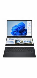 ASUS Zenbook Duo UX8406CA-QL121W Ultra 7 255H 2x14,0" OLED FHD dotykový displej 60 Hz 400 nitů 32 GB LPDDR5X SSD 1 TB lesklý Intel Arc Graphics WLAN+BT kamera 1080p 75 Wh Win11 šedá barva Inkwell