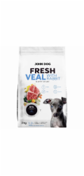 JOHN DOG Fresh Junior Small breeds Veal with rabbit - suché krmivo pro psy - 3kg