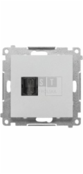Kontakt-Simon TGHDMI.01/143 Simon 55 HDMI zásuvka (modul) Matný hliník TGHDMI.01/143