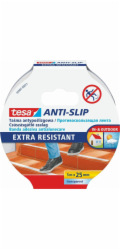 tesa® Protiskluzová páska na schody, transparentní, lepicí, 25 mm, L-5 m