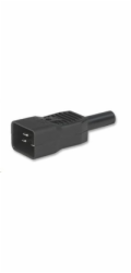 PREMIUMCORD Konektor napájecí 230V na kabel (samec, IEC C20)