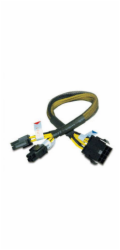 AKASA kabel  prodloužení k 8pin ATX PSU, 30cm