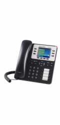 Grandstream GXP-2130,  TFT bar. displej, 3x SIP, 2x 10/100/1000port, PoE, Hd zvuk