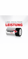 Energizer Alkalické baterie Max D Mono, 2 ks