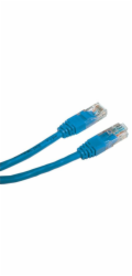 PREMIUMCORD Patch kabel UTP RJ45-RJ45 CAT5e 0.5m modrá