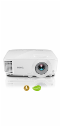 BenQ DLP Projektor MW550 /1280x800 WXGA/3600 ANSI/1,55 ÷1,7:1/20k:1/HDMIx2/VGA/S-Video/Composite/USB/2W repro