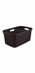 Koš na prádlo Curver Style 45L tmavě hnědý
