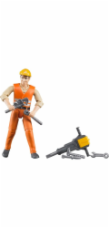 Bauarbeiter mit Zubehör, Spielfigur