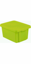 CURVER Essentials Úložný box s víkem Zelená 26l