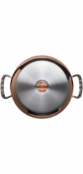 De Buyer Prima Matera Saucepot copper/steel low 24cm induction