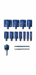 Bosch Sada děrovek EXPERT Tough Material 20/22/25/32/35/40/44/51/60/68/76 mm, 14 ks 2608900448