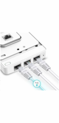 TP-Link EAP615-Wall OMADA WiFi6 AP (AX1800,2,4GHz/5GHz,4xGbELAN,1xPoE-in,1xPoE-out,13W)