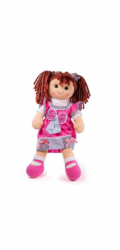 Panenka Bigjigs Toys látková Emma 38 cm