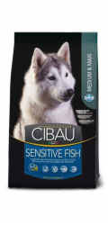 FARMINA Cibau Sensitive Fish Medium & Maxi – suché krmivo pro psy – 12 + 2kg