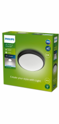 Philips Doris Ceiling 6W 40K Black IP54
