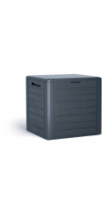 Zahradní box Prosperplast WOODEBOX antracit 140L 
