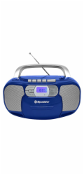 Radiomagnetofon Roadstar, RCR-4635UMPBL, PLL FM, CD MP3, USB, AUX in, modrá