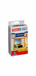 Tesa Comfort Okenní síť proti hmyzu 1,3 x 1,5 m černá
