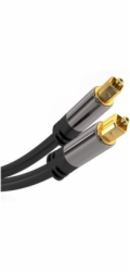 Toslink M/M, OD:6mm, Gold design 0,5m