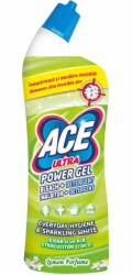 Gelový čistič koupelen Ace Ultra Power, Lemon 750 ml