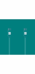 ER POWER kabel USB-C/C 3A 60W 200cm bílý