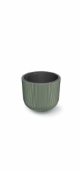 Hrnec Prosperplast Milly, plast, V 29,8 cm, zelený