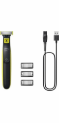 Philips Norelco OneBlade QP2724/10 pánský holicí strojek Planžetový holicí strojek Zastřihovač Šedá, Limetka